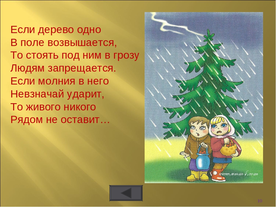 Интерактивная игра " Викторина по безопасности в лесу"