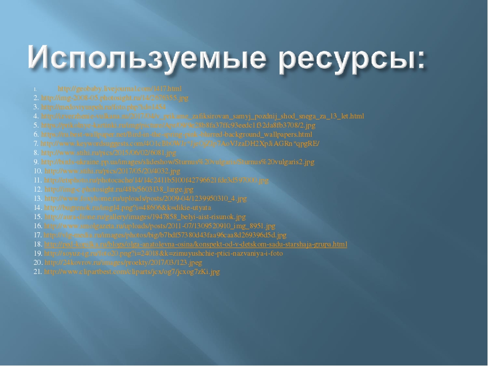 Презентация для НОД "В гости к птицам" в средней группе
