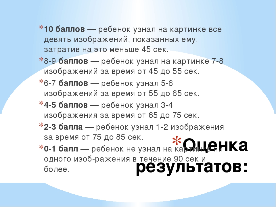Комплексная диагностика для детей от 4 до 5 лет