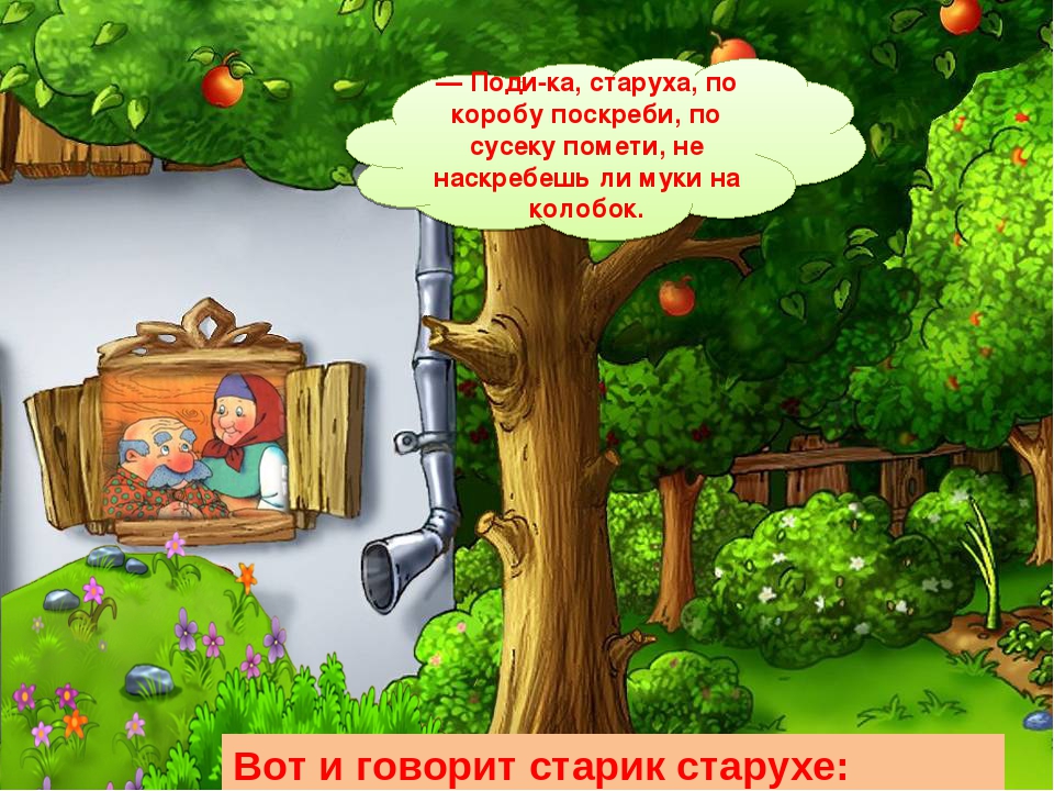 Развитие речи. Дошкольная подготовка. Русская народная сказка "Колобок"