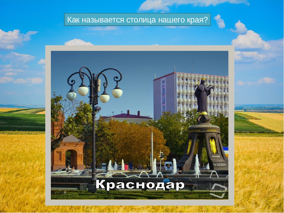 Краеведческая игра - викторина к 80 летию образования Краснодарского края (для детей с ОВР)