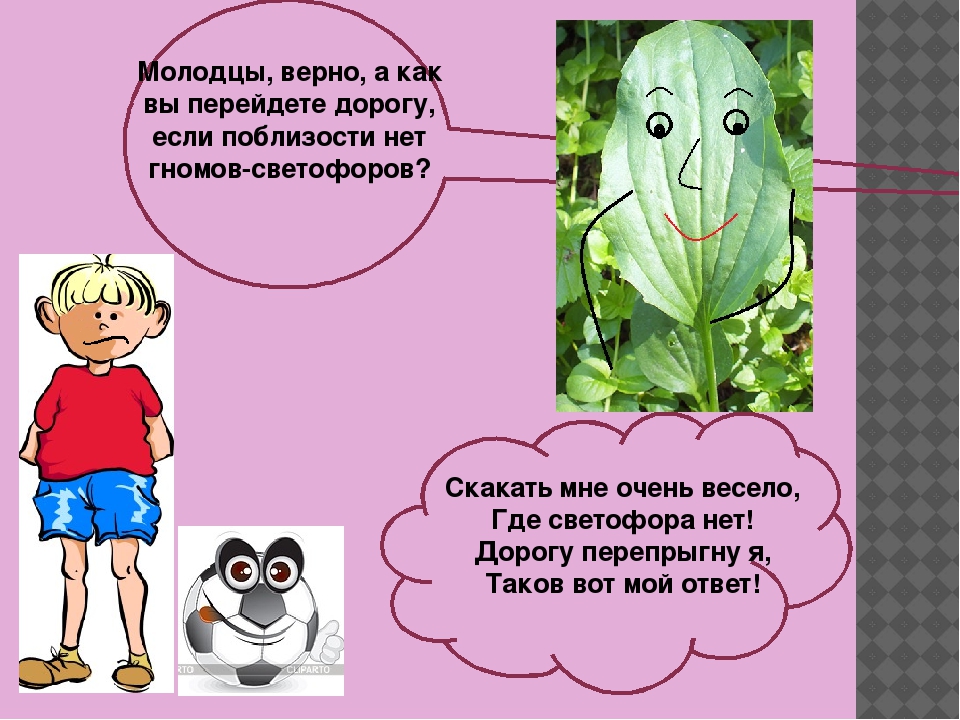 "Падорожник- давай дружить" обучающая презентация для дошкольников