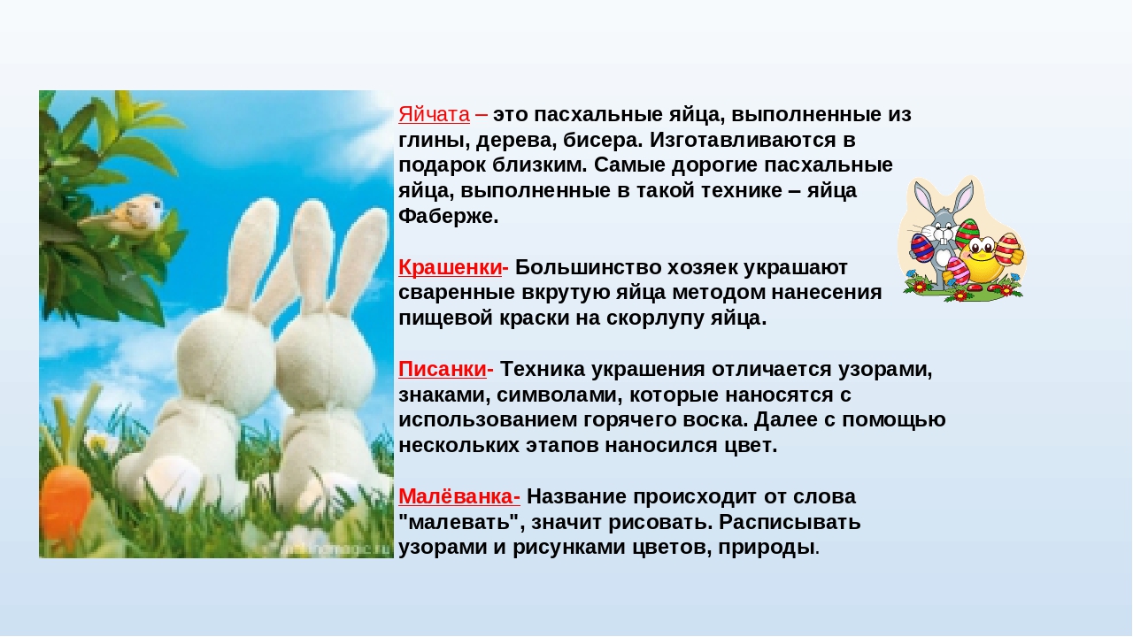 Проект на тему: "Пасха"