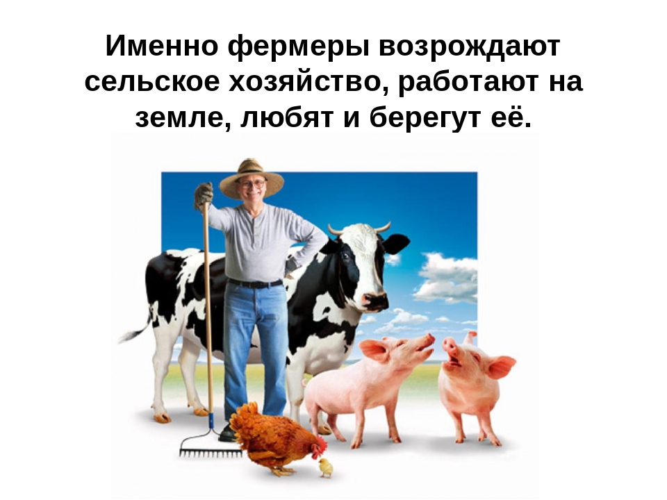 Презентация: «О труде фермера»