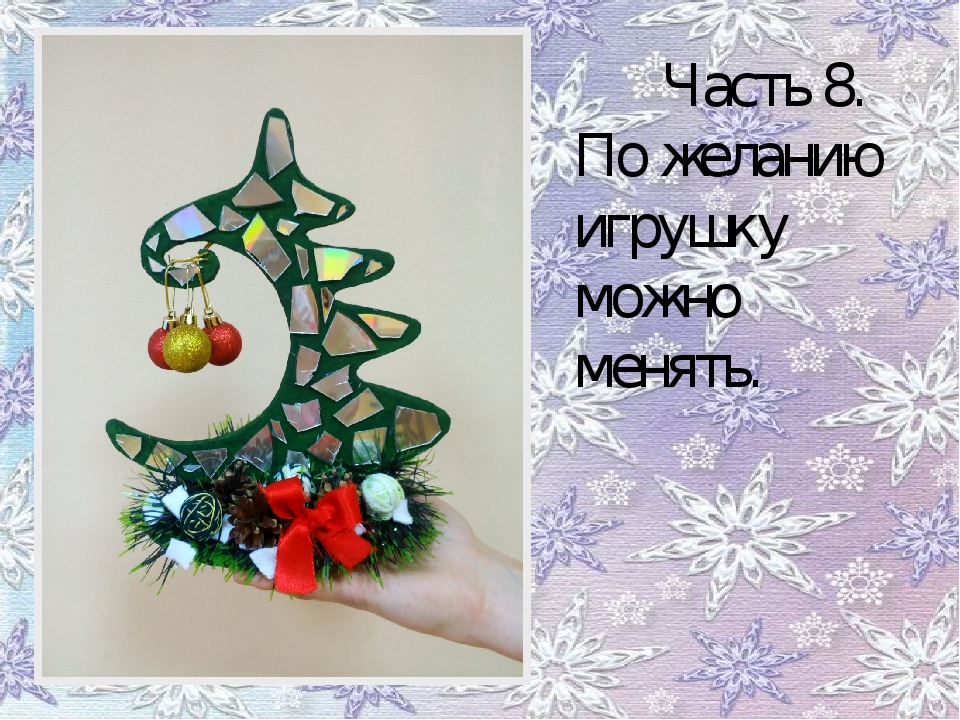 Мастер-класс изготовления новогодней ёлки из подручных материалов