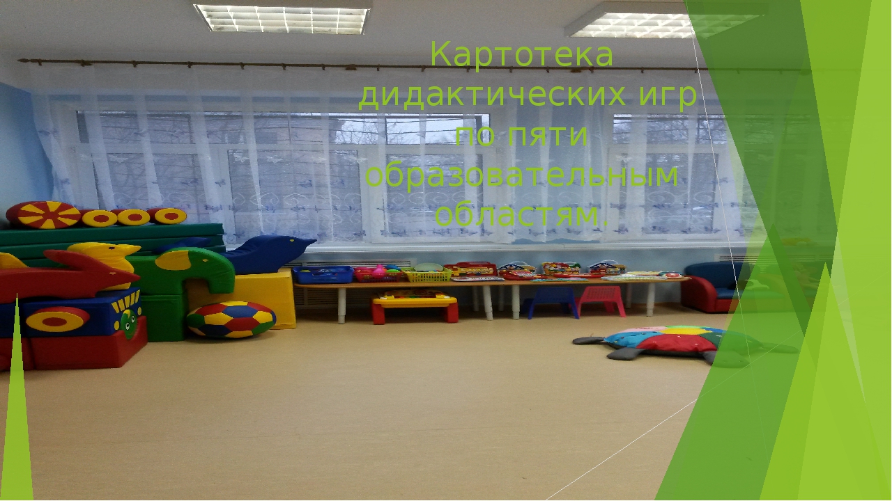 Картотека дидактических игр по пяти образовательным областям