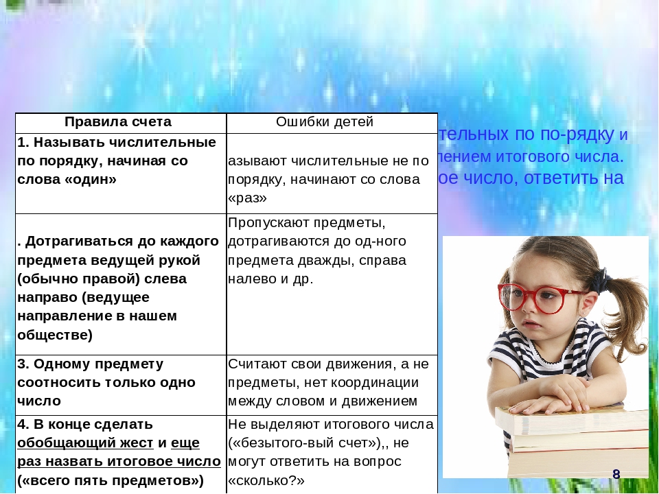Презентация "Особенности развития количественных представлений у дошкольников"
