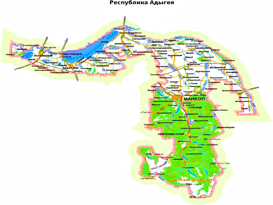Погода на неделю республика адыгея. Карта Адыгеи подробная. Карта, Респ, Адыгея, с, районами. Республика Адыгея на карте. Карта Республики Адыгея с районами.