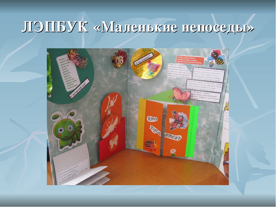 ЛЭПБУК "Маленькие непоседы" Формирование целостной картины мира