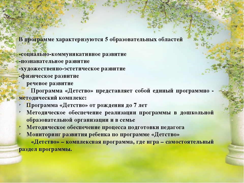 Презентация обновлённой образовательной программы "Детство"