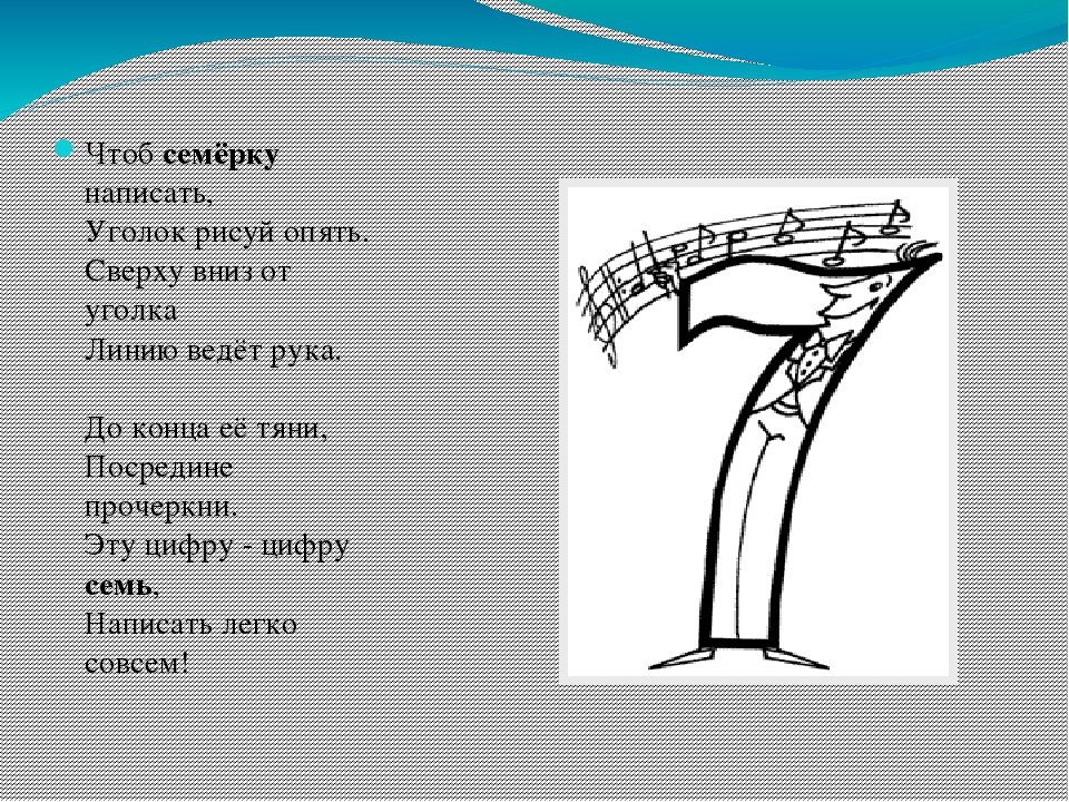 Презентация для дошкольников "Весёлые цифры"