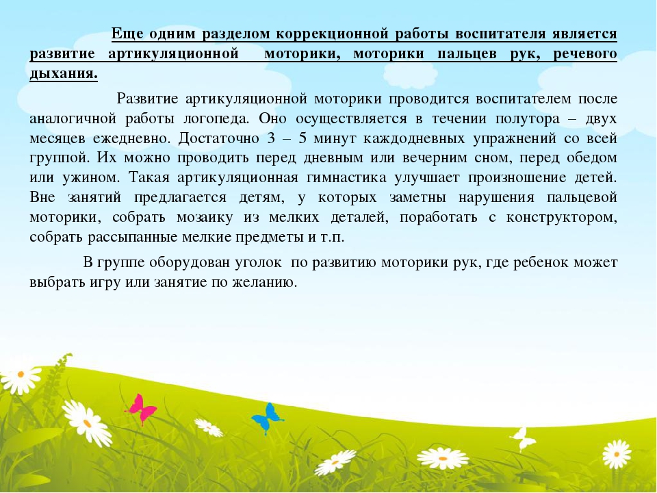 Коррекционно-педагогическое сопровождение детей 5-7 лет с общим недоразвитием речи