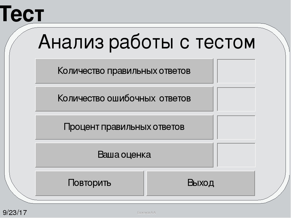 «Веселый счет» (в пределах 10) - тест на основе шаблона Баженова А.А.