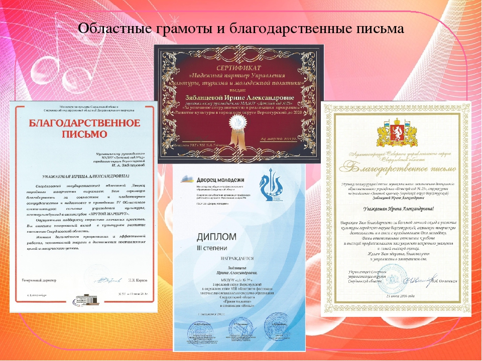 Презентация "Портфолио музыкального руководителя"