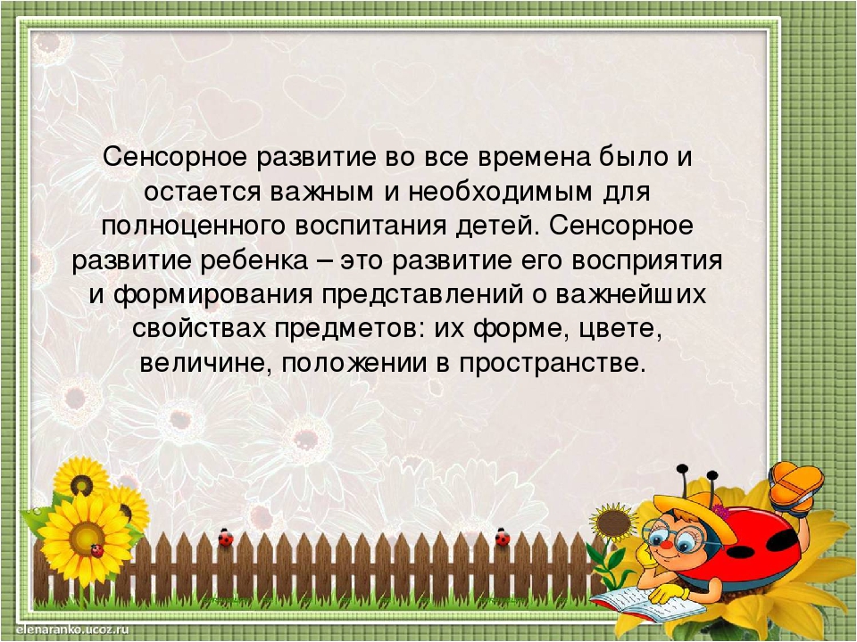 Презентация "Дидактическая игра как средство сенсорного развития детей