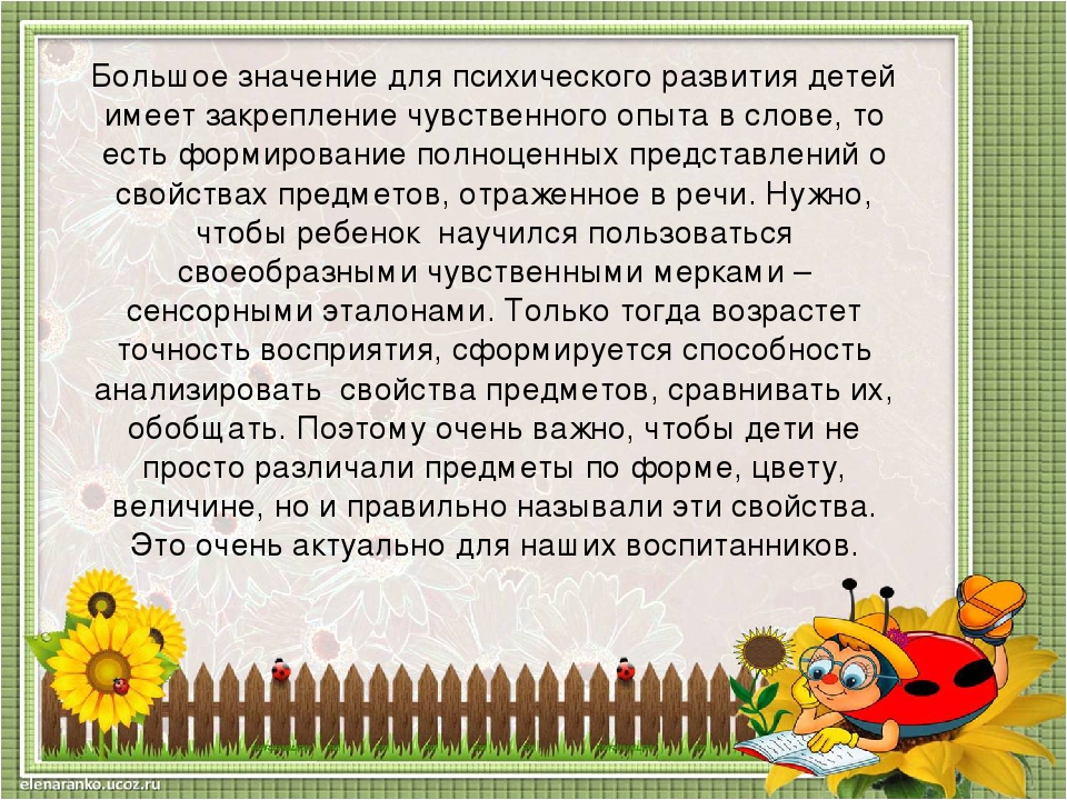 Презентация "Дидактическая игра как средство сенсорного развития детей