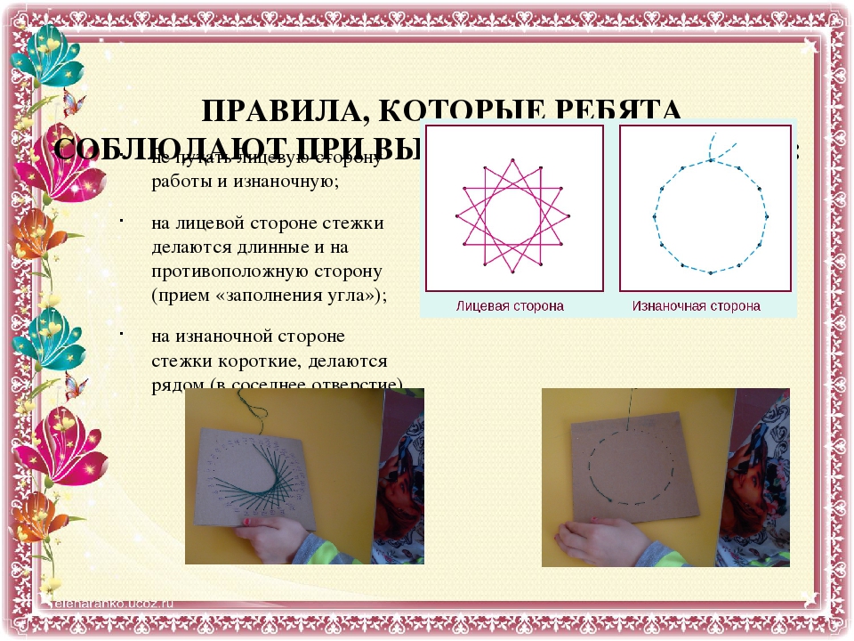Проект в подготовительной группе на тему "Волшебная изонить"