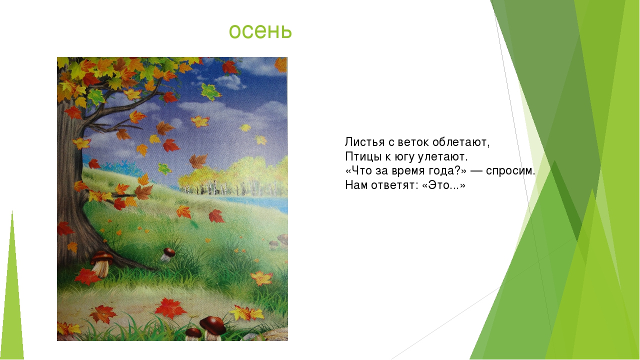 Презентация на тему "Времена года, природные явления"