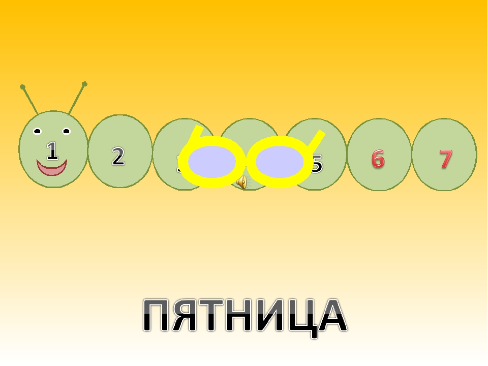 Презентация на тему "Дни недели"
