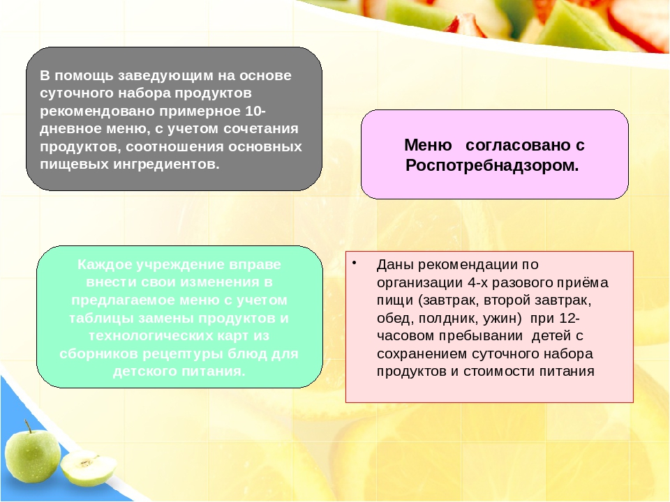 Материал к родительскому собранию по теме "Питание детей в ДОУ"