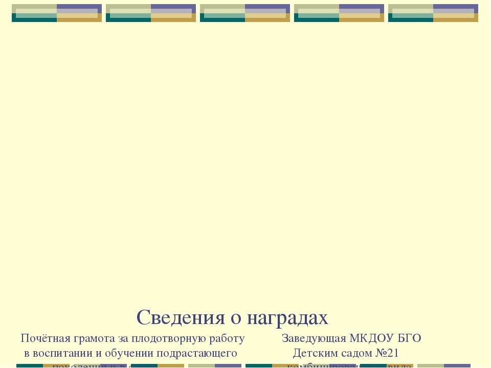 Презентация "Портфолио воспитателя Рясковой Светланы Борисовны" старшая разновозрастная группа