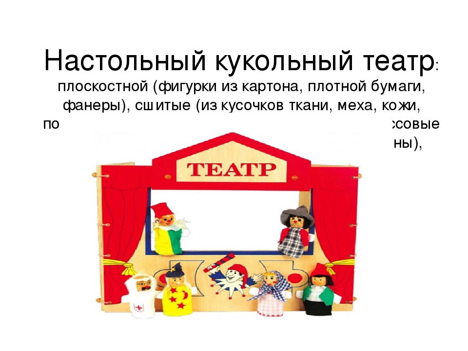 Презентация на тему "Кукольный театр бывает разным"