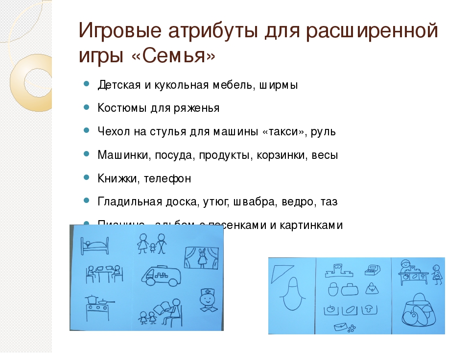 Организация предметно-развивающей среды для сюжетно-ролевых игр в средней группе