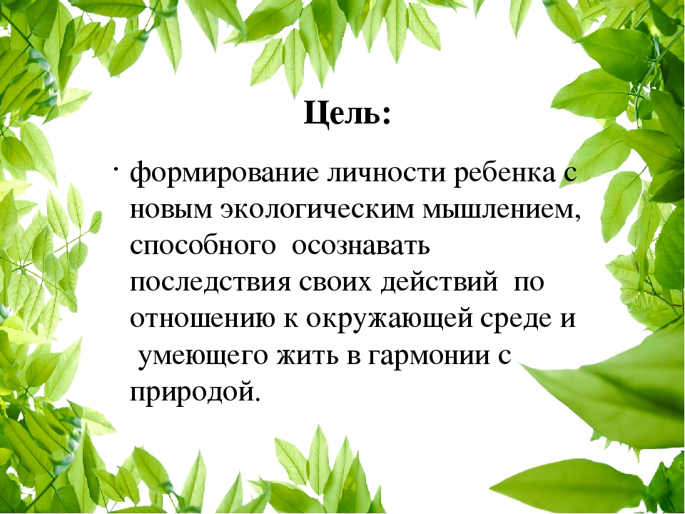 «Как прекрасен этот мир» Формирование экологических представлении детей дошкольного возраста. (из опыта работы)