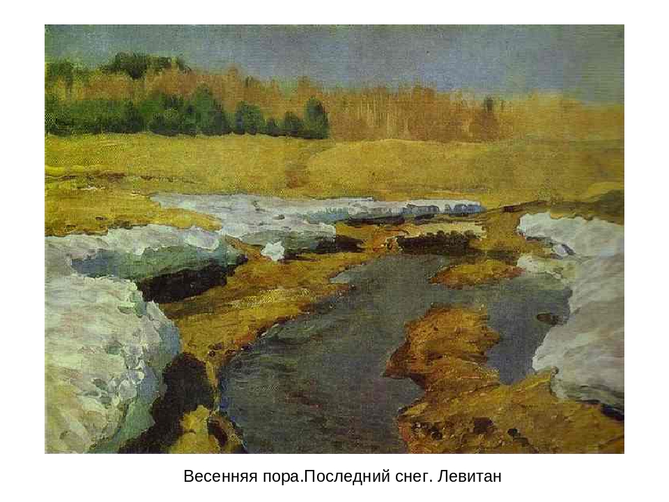 Презентация Весна глазами художника