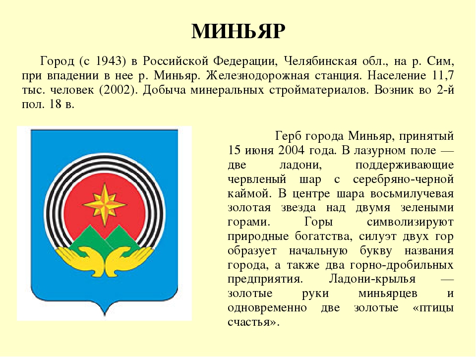 Какие города челябинской. Герб города Миньяр Челябинской области. Герб города Миньяр. Гербы городов Челябинской области. Герб города Челябинская обл.