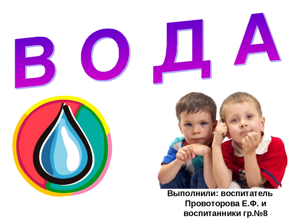 Презентация на тему: «Вода»