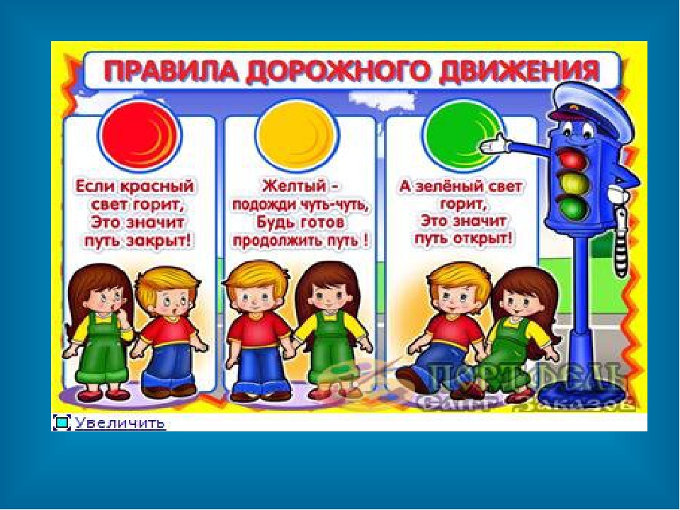 Правила дорожного движения для дошкольников