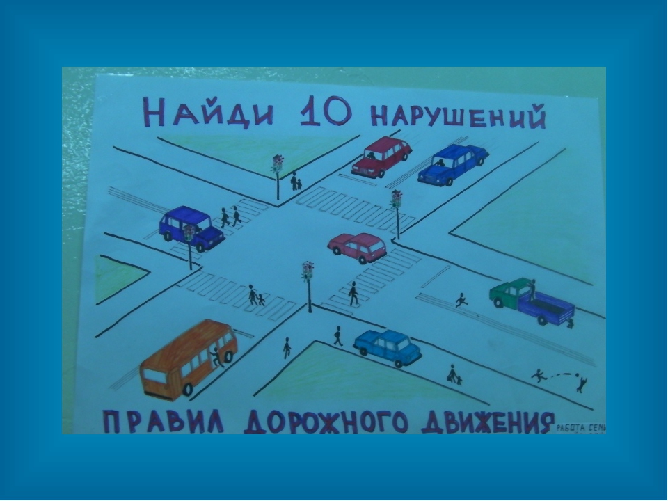 Правила дорожного движения для дошкольников