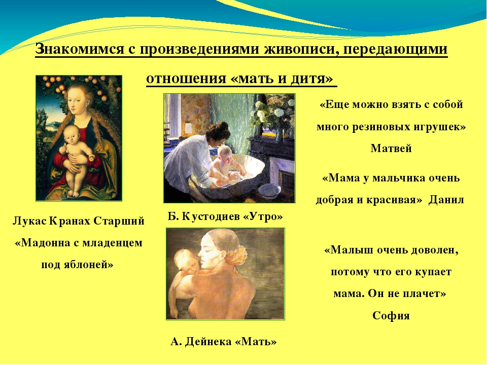 Презентация проекта "Мамочка моя"