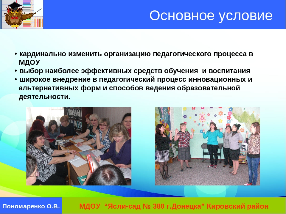 Презентация педагогического опыта "Организация системы работы по внедрению проектного метода в образовательный процесс МДОУ"