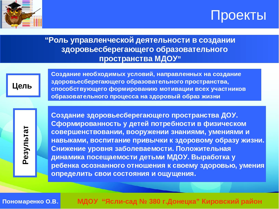 Презентация педагогического опыта "Организация системы работы по внедрению проектного метода в образовательный процесс МДОУ"