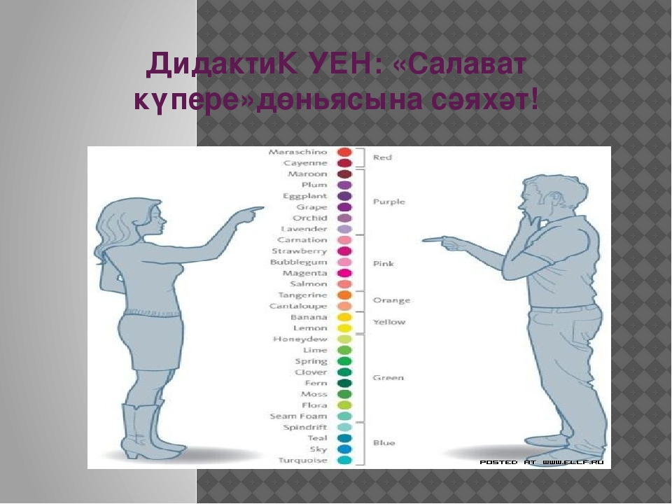 Презентация по НРК на тему "Радужные цвета"