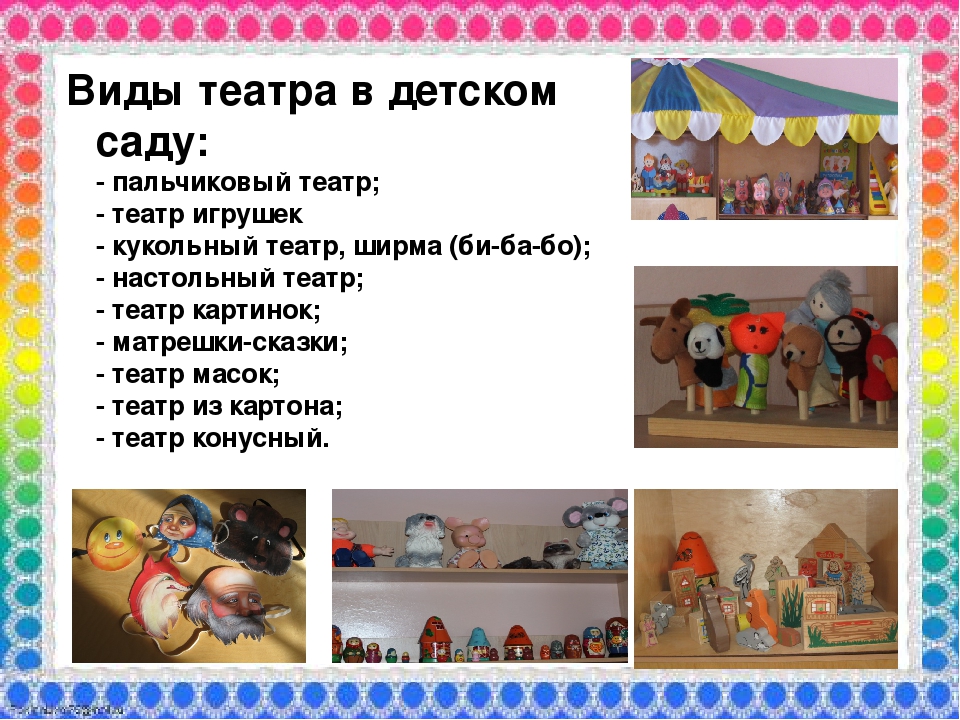 Презентация на тему "Театрализованная деятельность в детском саду"