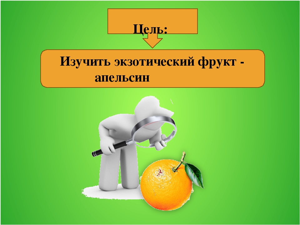 Исследовательский проект на тему: " Волшебный апельсин!"