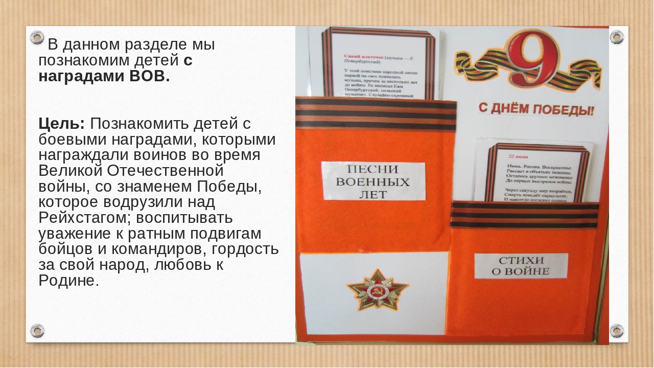 Презентация Лэпбука к 9 мая