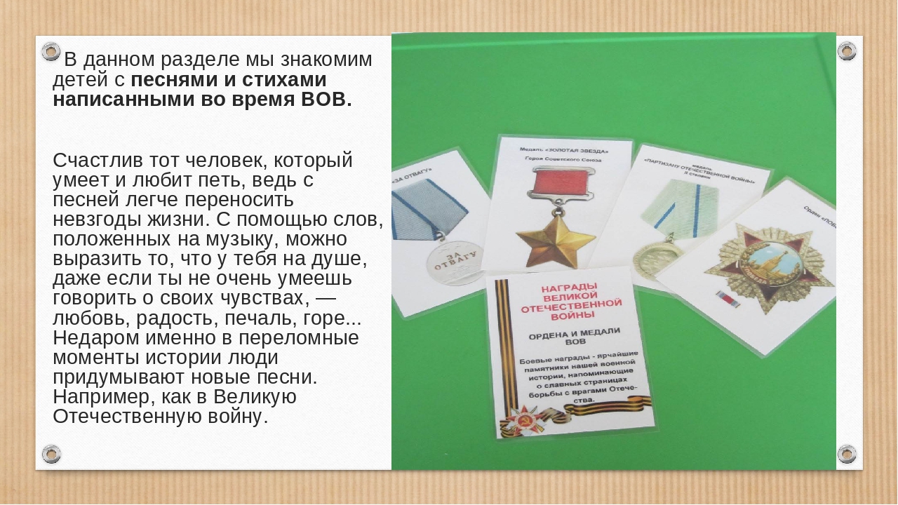 Презентация Лэпбука к 9 мая