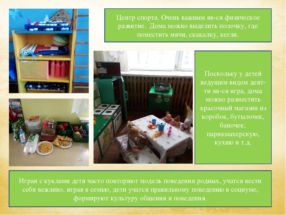 Организация предметно-развивающей среды в семье с учетом реализации ФГОС ДОО.
