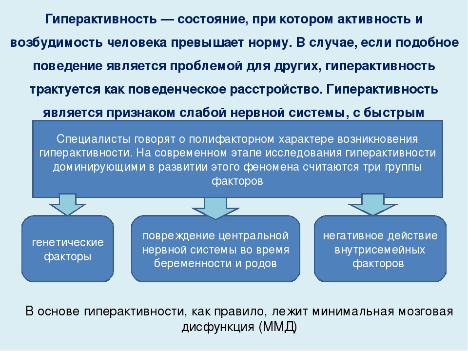Презентация: "Особенности организации учебно-воспитательного процесса для гиперактивных детей в ДОУ".