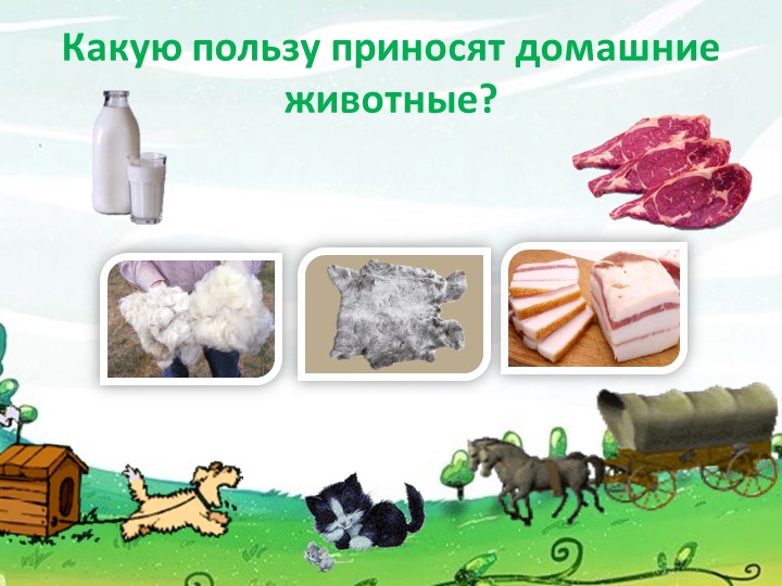 Презентация для детей дошкольного возраста "Домашние животные"