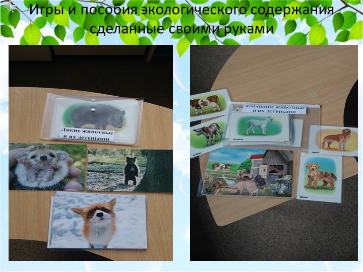 Презентация "Экологическое воспитание дошкольников через использование дидактических игр"