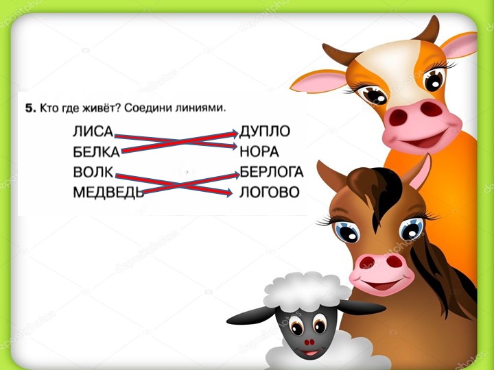 Презентация для дошкольников "Знакомство с окружающим миром"(автор О.В.Чистякова) Занятие 4 Животный мир. Животные и их детёныши.