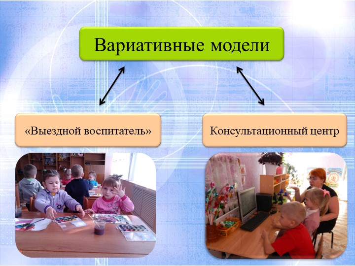 Вариативные модели дошкольного обоазования