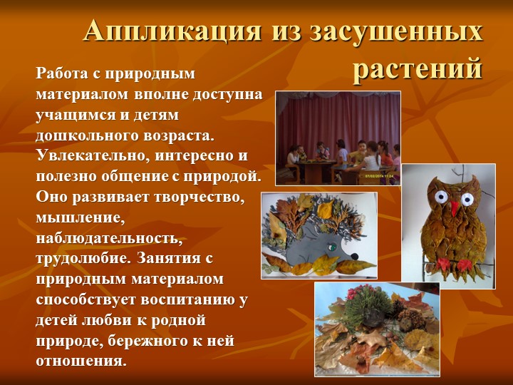Развитие творческих способностей старших дошкольников средствами нетрадиционной аппликации