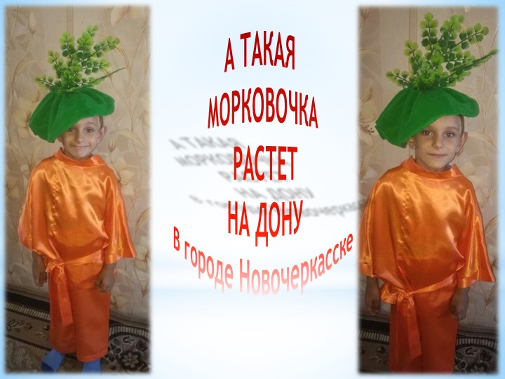 Презентация по природе на тему "Морковь" средняя группа