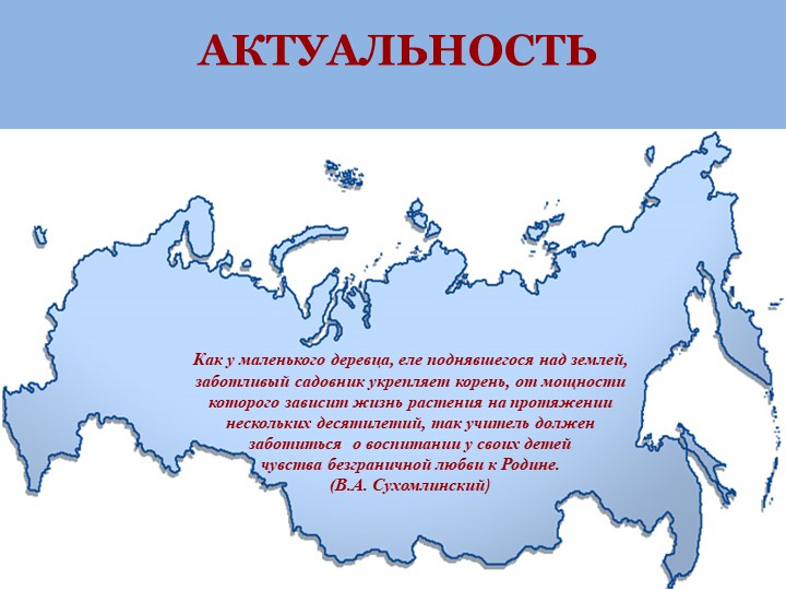 Презентация проекта "Россия - Родина моя"